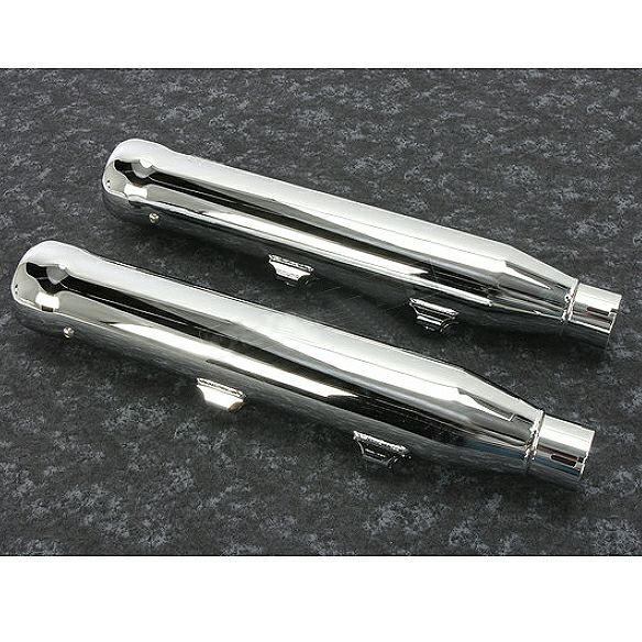 COBRA ネイバーヘイター 3インチ スリップオン・マフラー クローム 2014以降スポーツスター-04