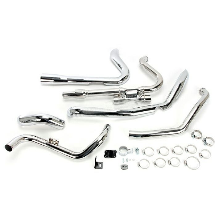 コブラ プロチャンバー・エキゾーストパイプ デュアルバング クローム-02