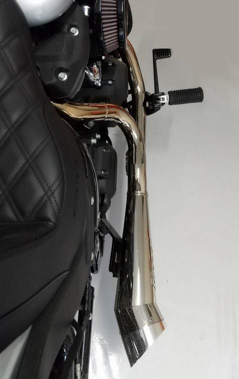 ツーブラザーズ・レーシング 2-1 Shorty Turnout フルエキゾースト・マフラー ポリッシュ-02