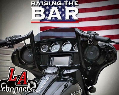 ハーレー用 1.25インチ径 Bagger Apeハンドルバー 13インチ ブラック 