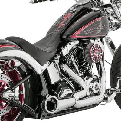 Dirty Bird BMF 2-1フルエキゾーストマフラー ソフテイル用 ブラック 