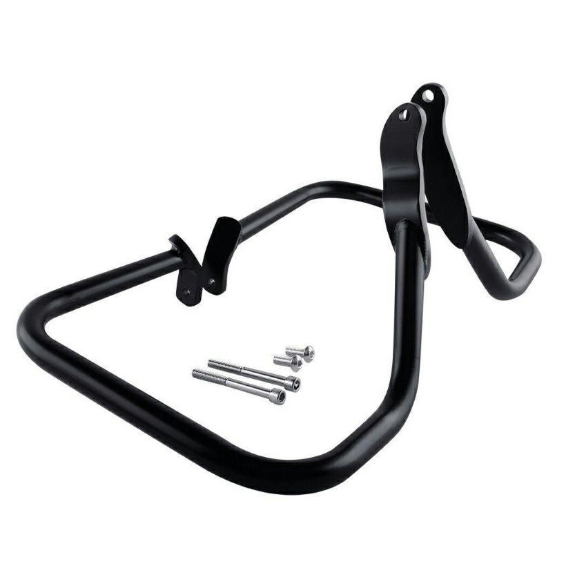 HOGWORKZ ソフテイル・サドルバッグガード ブラック-05