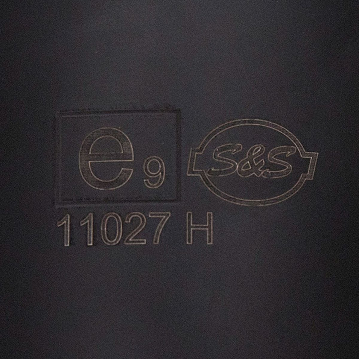 S&S eマーク付車検対応 スラッシュカット・スリップオンマフラー クローム-05