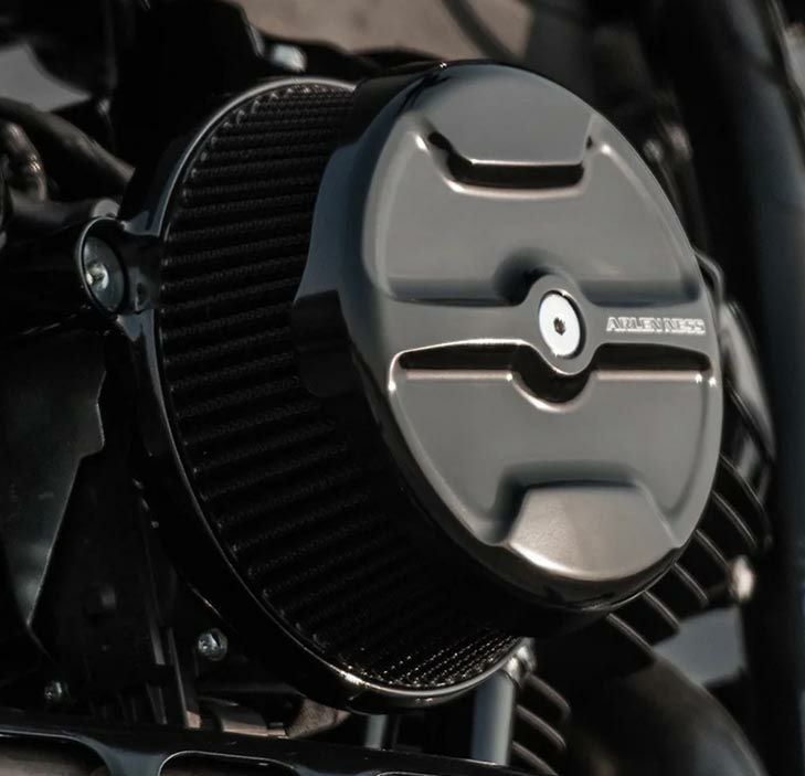 アレンネス ナックルカバー付 ビッグサッカー・ステージ1・エアクリーナーキット ブラック-01