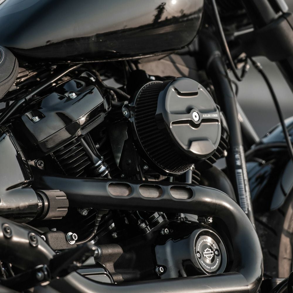 アレンネス ナックルカバー付 ビッグサッカー・ステージ1・エアクリーナーキット ブラック-02