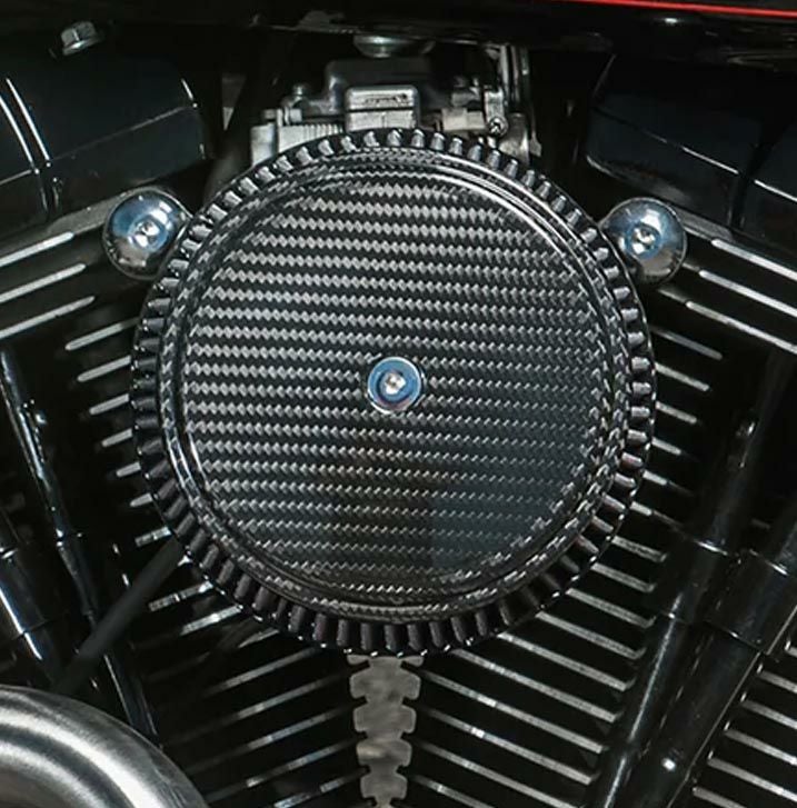 アレンネス BigSuckerステージ1・エアクリーナーキット カーボン/ブラック-01