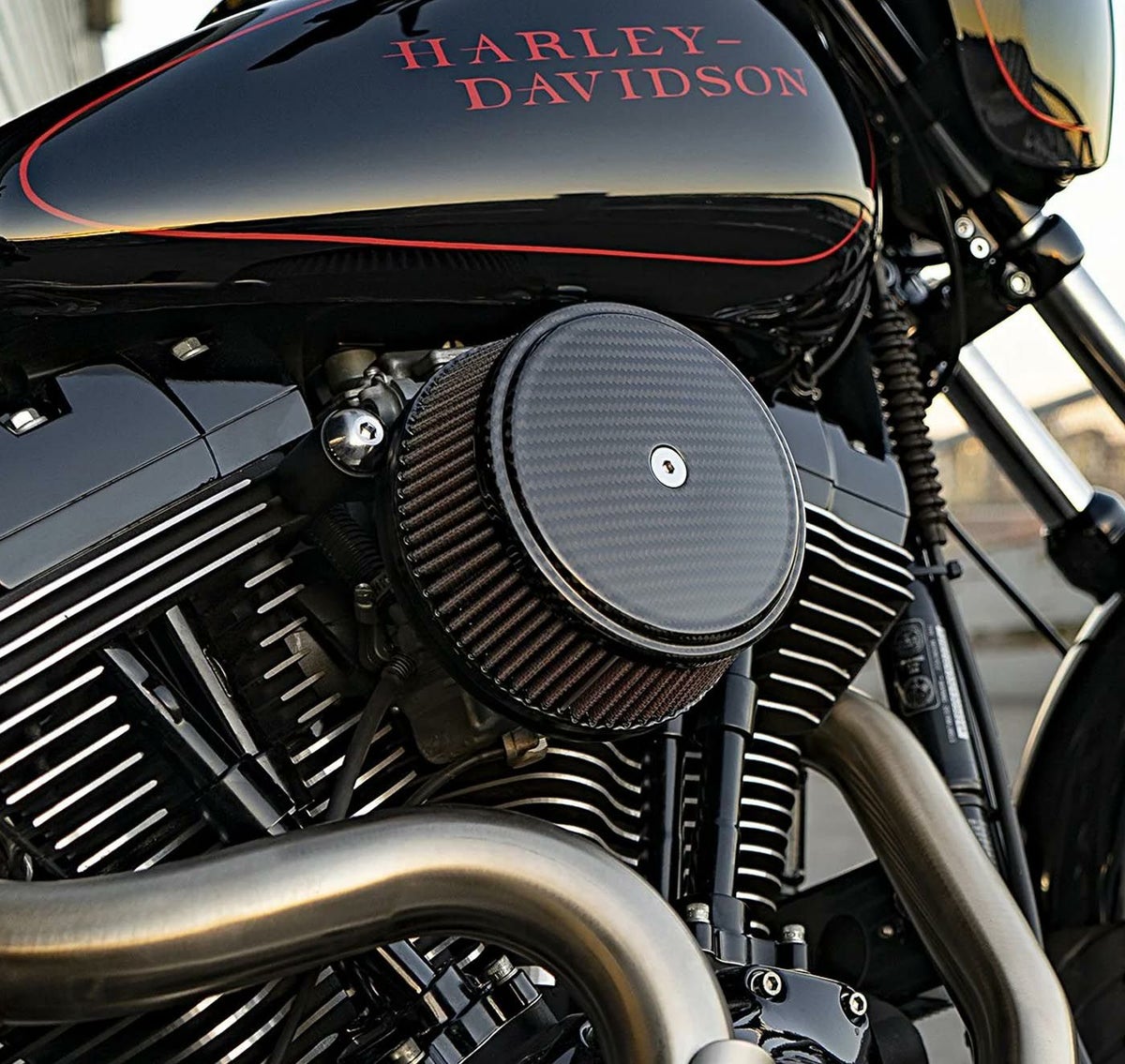 アレンネス BigSuckerステージ1・エアクリーナーキット カーボン/ブラック-02