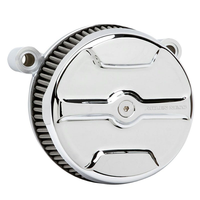 アレンネス ナックルカバー付 ビッグサッカー・ステージ1・エアクリーナーキット クローム-01