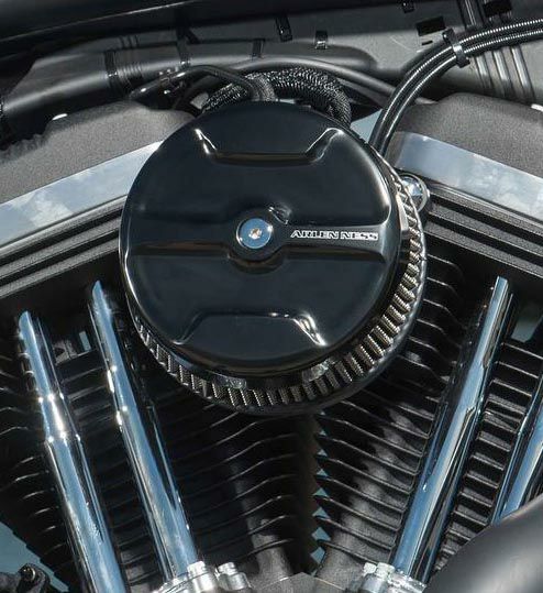 アレンネス ナックルカバー付 ビッグサッカー・ステージ1・エアクリーナーキット ブラック-04