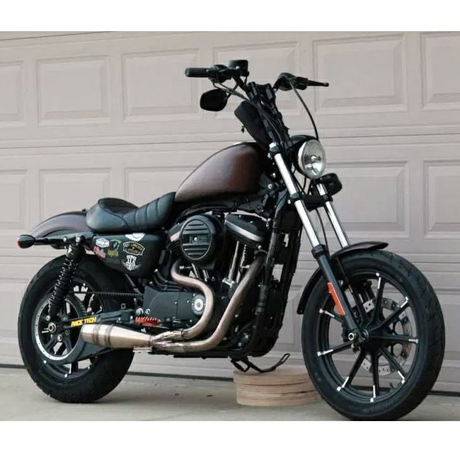 サヴィツキ ショーティー2IN1・フルエキゾーストマフラー ステンレスブラシ仕上げ-05