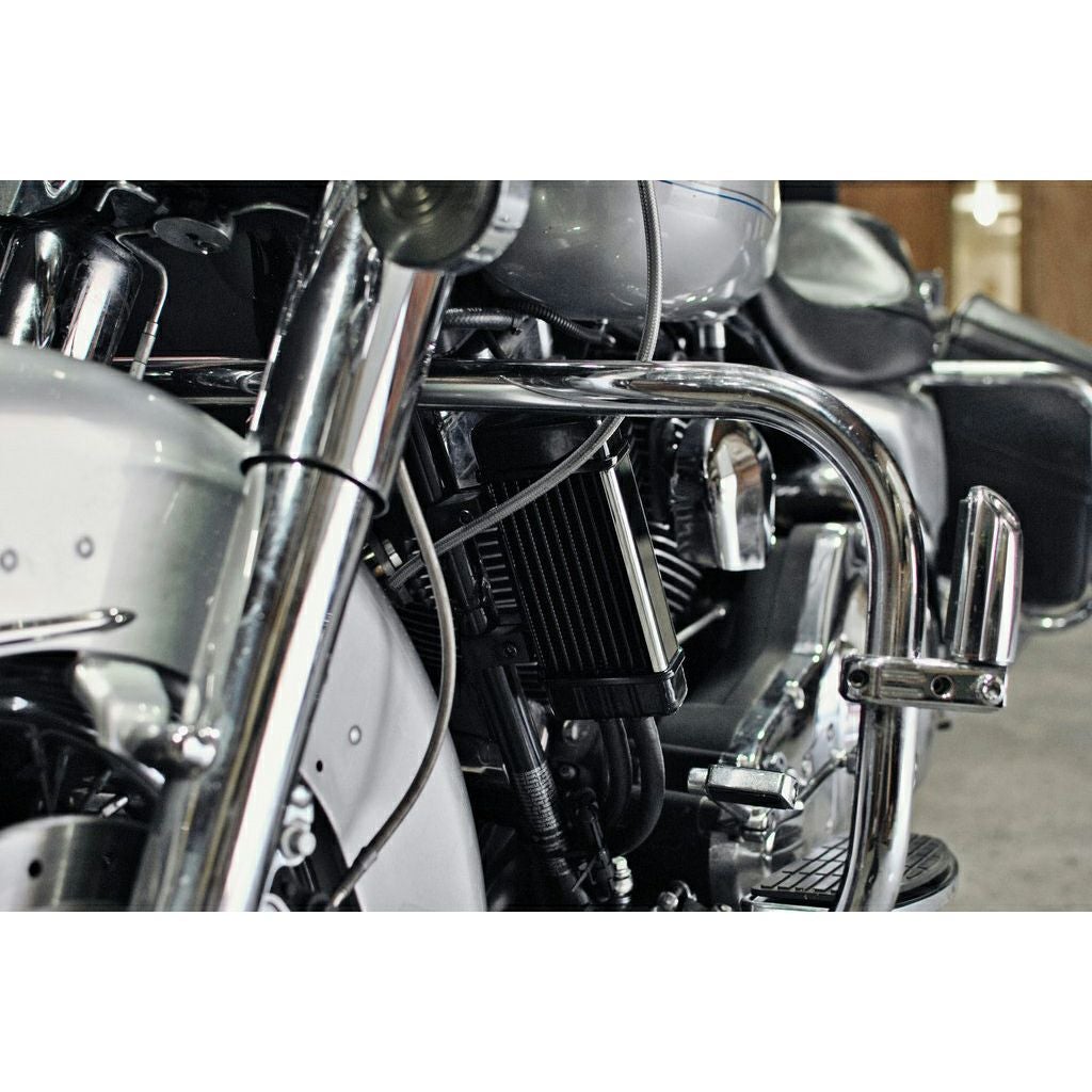 JAGG ワイドライン 10列 オイルクーラー クローム-02