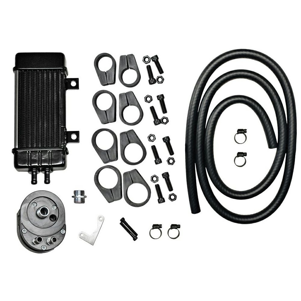 JAGG ワイドライン 10列 オイルクーラー クローム-05