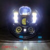 プロジェクターLED 5-3/4インチ・ヘッドライト　ブラック ポジション付き-03