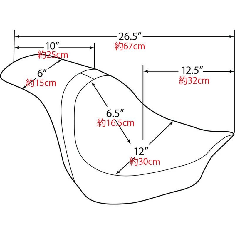 ドラッグスペシャリティーズ PREDATORシート FXBR/S スムースレザー-03