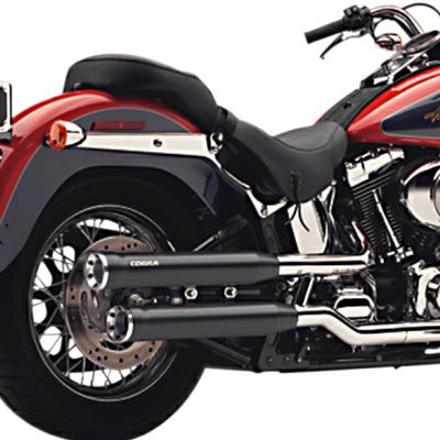 COBRA レースプロチップ 3インチ スリップオン・マフラー ブラック-01