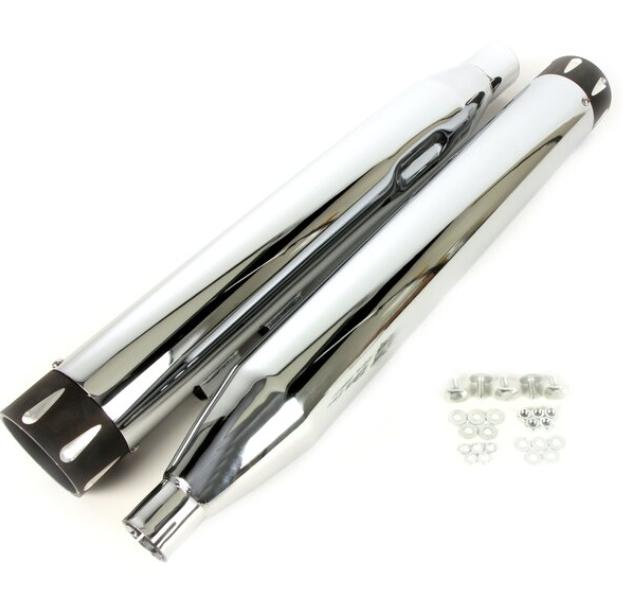 PowerHouse スリップオンマフラー 4インチ ティアドロップエンドキャップ-02