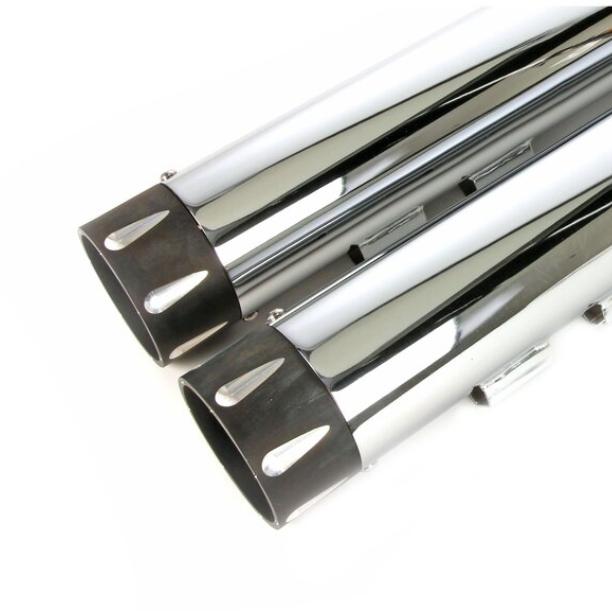 PowerHouse スリップオンマフラー 4インチ ティアドロップエンドキャップ-03