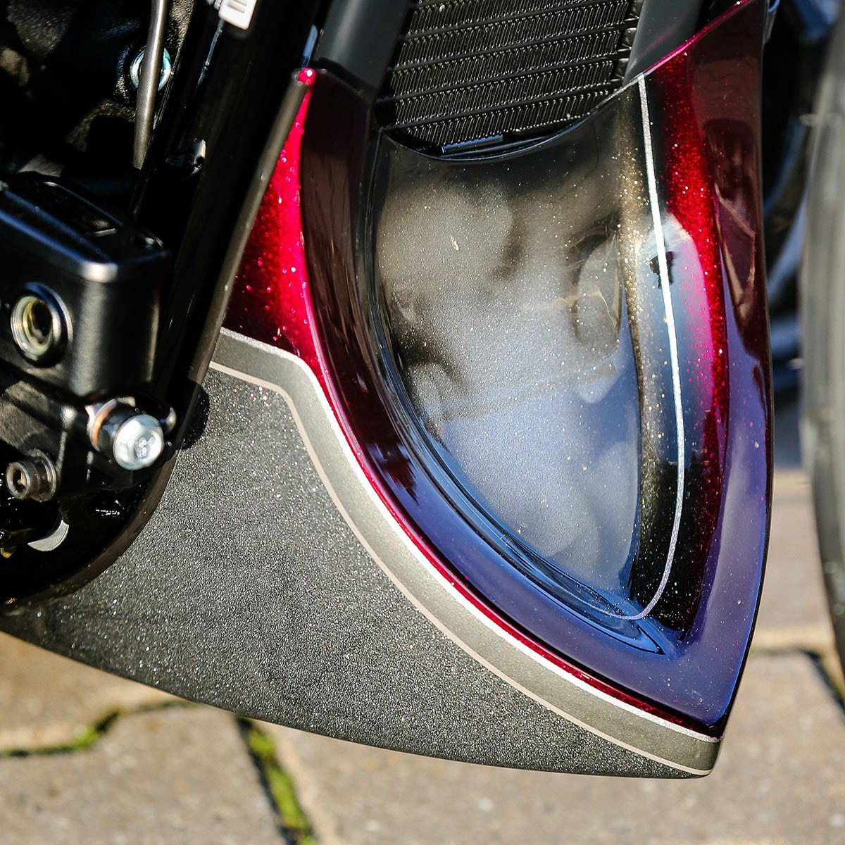 Thunderbike クロスファイア・ M8ソフテイル用チンスポイラー