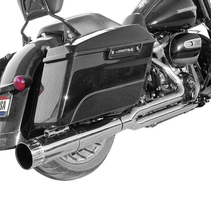 CFR M8ツーリング 4.5インチ スリップオンマフラー スムースチップ