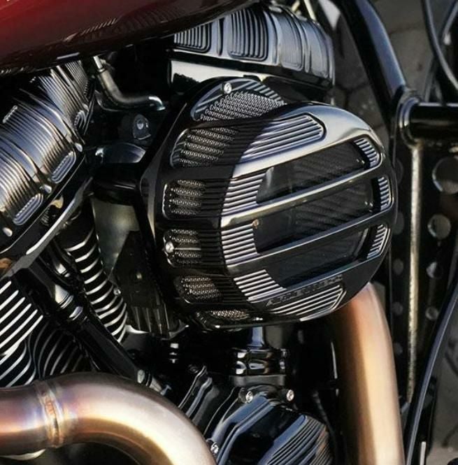 M8ソフテイル用エアクリーナー RPT ブラック/ブラック COBRA |ハーレー
