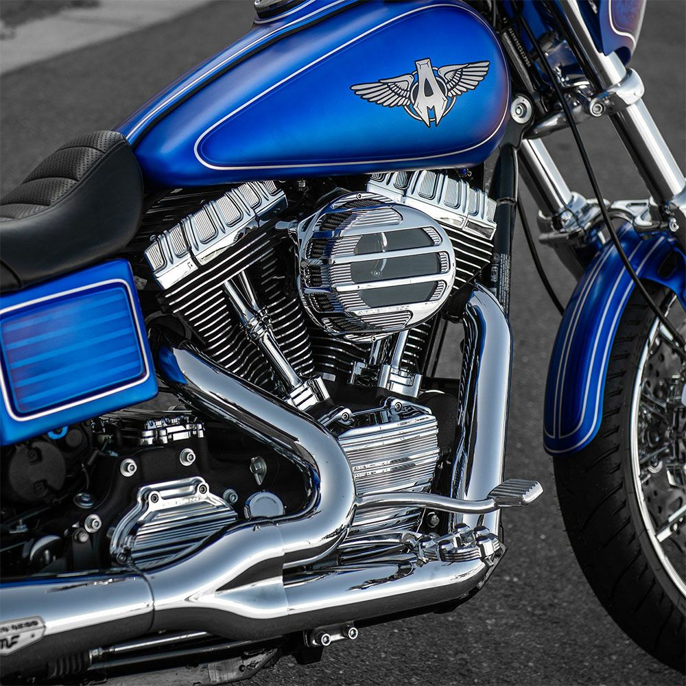 アレンネス SIDEKICK エアクリーナー クローム　2001～2017 ケーブルスロットル用-03