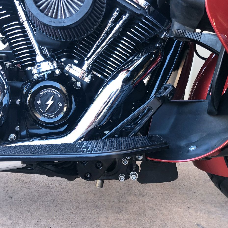 Thrashin Supply アジャスタブル・バガーブレーキアーム スリムペダル付 ブラック-02