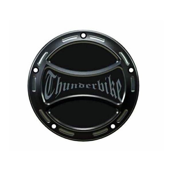 ThunderBike ダービーカバー Torque Logo ブラック M8ソフテイル-01