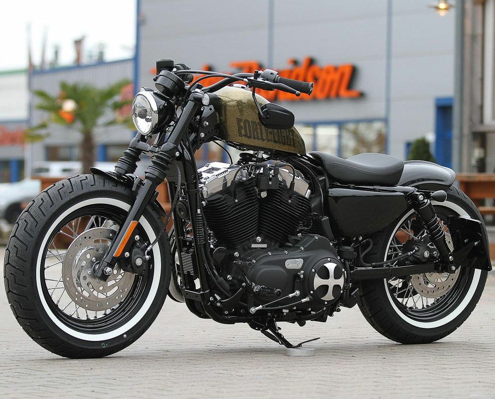 ThunderBike ダービーカバー Cross ブラック スポーツスター-02