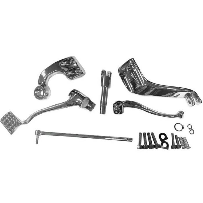 Bikers Choice 2インチエクステンド・ミッドコントロールキット クローム-01