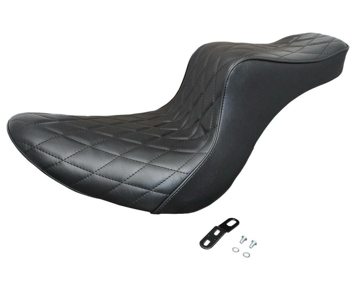 ラペラ CHROKEE シート ダイヤモンドステッチ ブラック-02