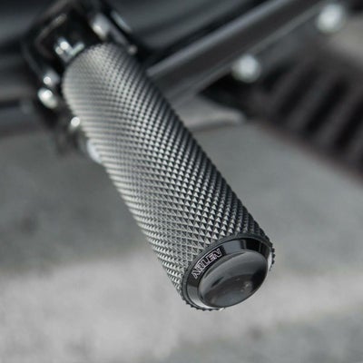 アレンネス ナールド・フュージョン ライダーフットペグ ブラック M8 