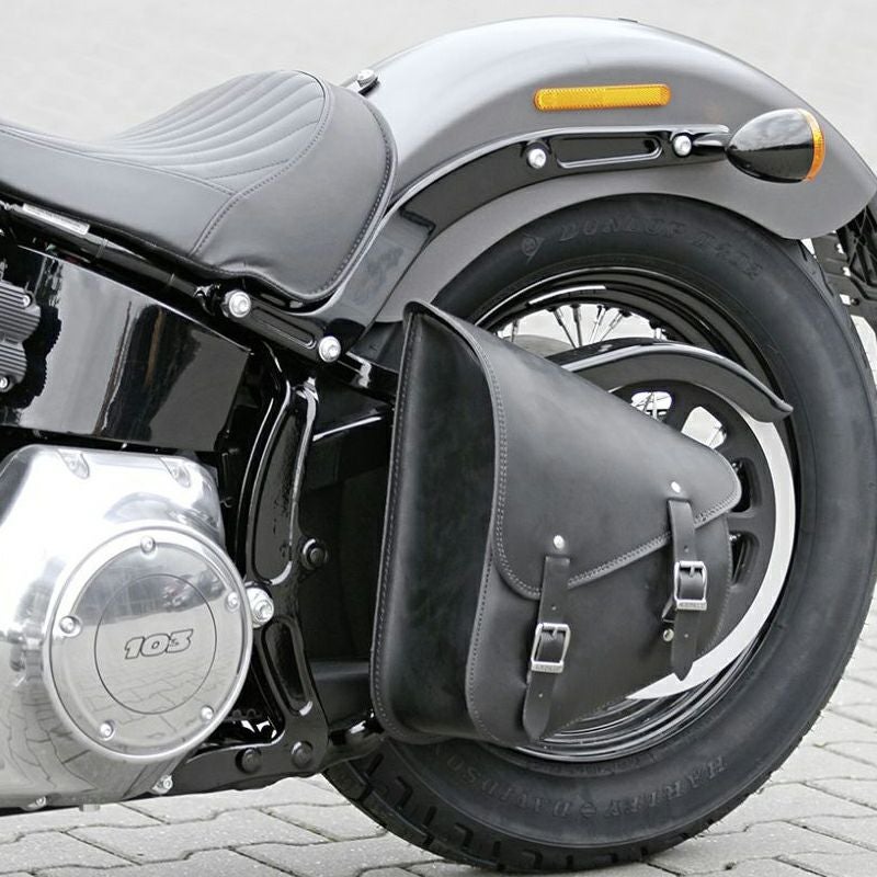 Thunderbike ソロ・サイドバッグ ブラック |ハーレーパーツ専門店 HDパーツ