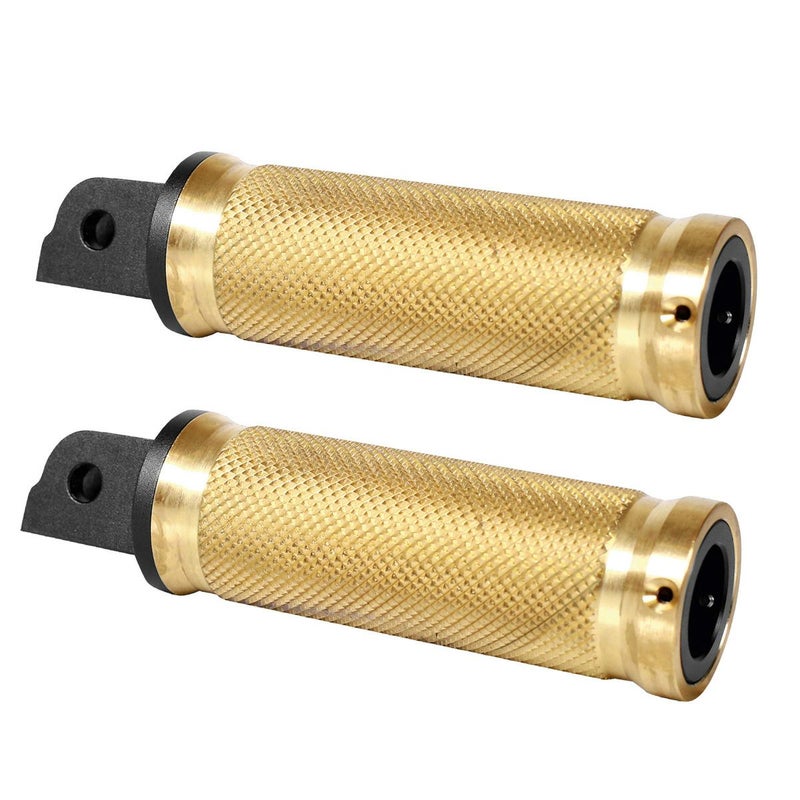 Thunderbike ライダーフットペグ・ベースセット ブラス/ブラック-01