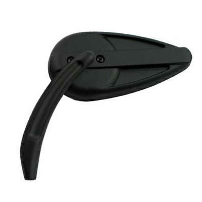 Willie G スカル・ティアドロップミラー (ブラック) 【スポーツスター