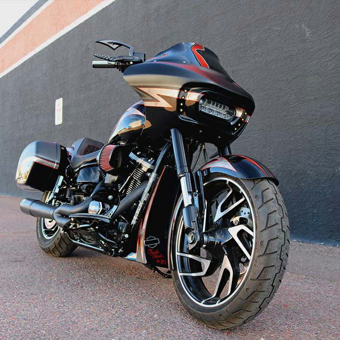 Paul Yaffe シャークネードフェアリング用ウィンドシールド 8インチ ダークスモーク-02