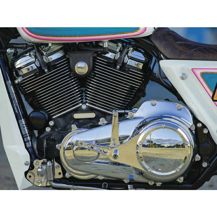 EPIC MOTO イグニッションキー移設ブラケット ロウアルミ FLHR-02