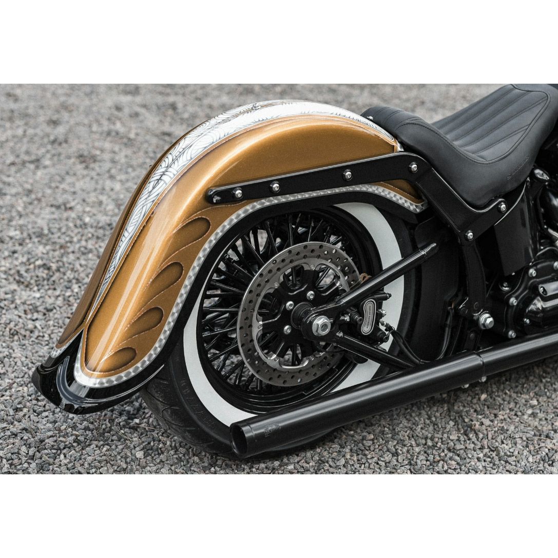 Killer Custom 4インチ・ストレッチリアフェンダー ソフテイルスリム-04