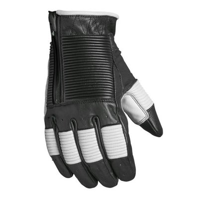 Roland Sands Design BRONZOグローブ ブラック/ホワイト Lサイズ-01