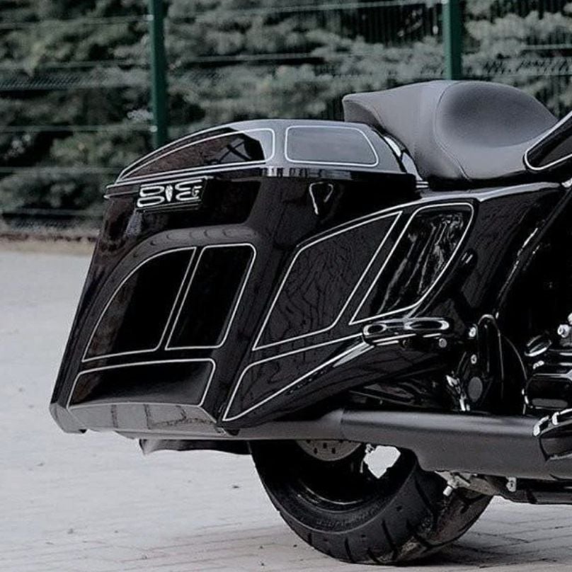 2014-2021ツーリング ストレッチタンクカバー＆サイドカーセット ハーレー Killer Custom ハーレー、ツーリングモデル用SMOOTH ストレッチ タンク