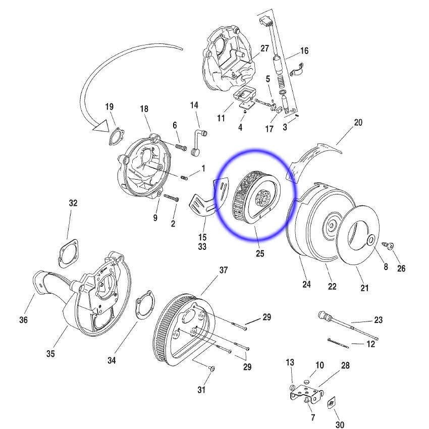 Drag Specialties ノーマル互換エアフィルター-02