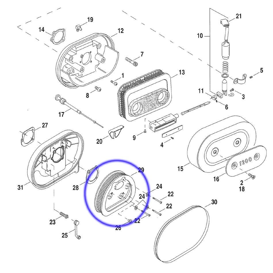 Drag Specialties ノーマル互換エアフィルター-02