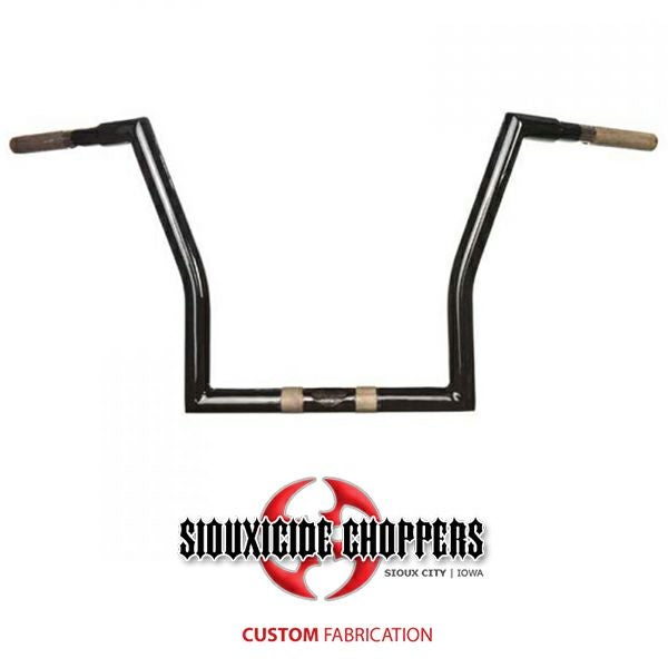 Siouxside Choppers ロードグライドハンドルバー 12インチ グロスブラック-01