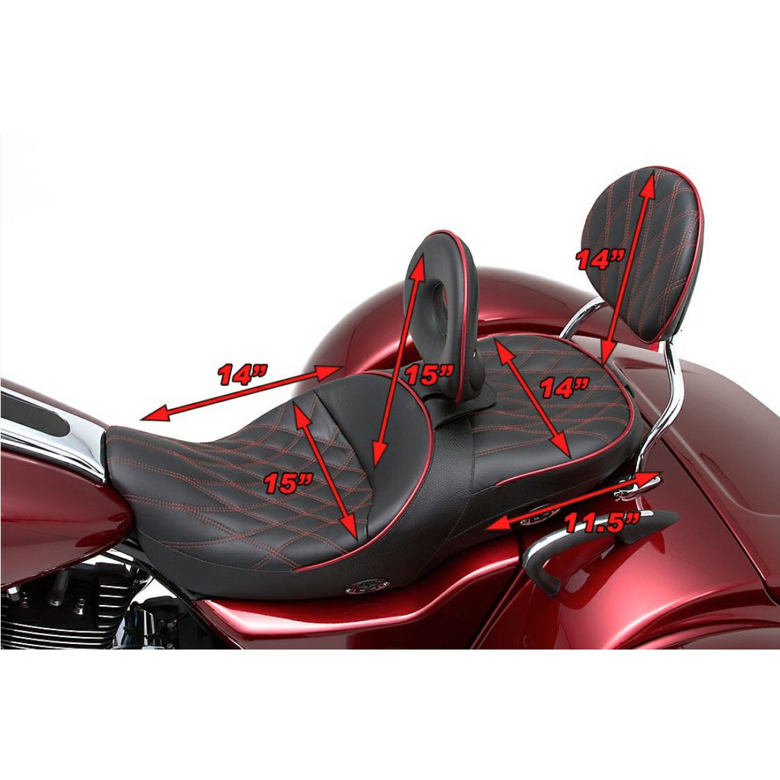 CORBIN　ヒート機能付き デュアルツアーサドル　フリーホイーラー用-08