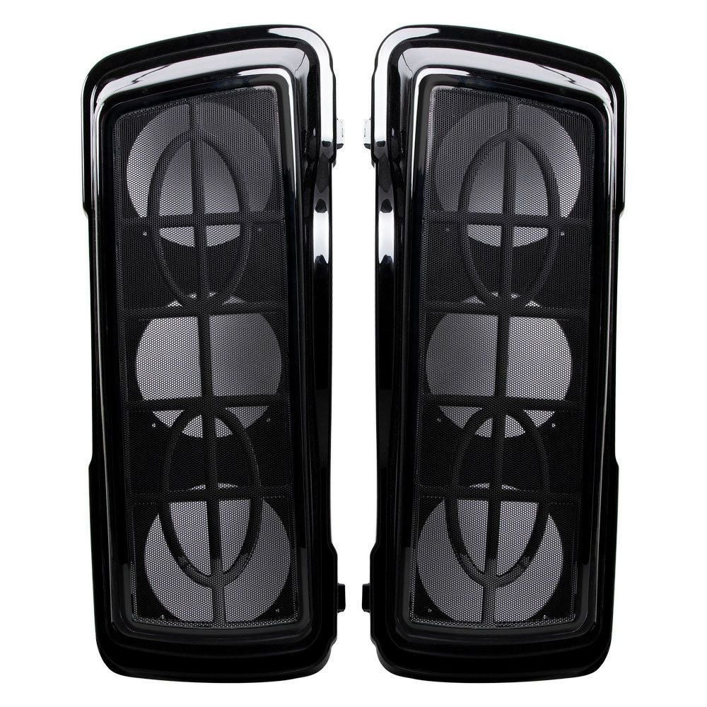 Saddle Tramp トリプル5.25インチスピーカー サドルバッグリッド-01