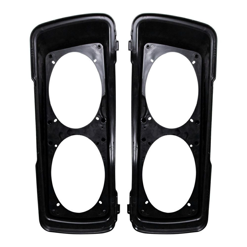 Saddle Tramp ダブル6X9インチスピーカー サドルバッグリッド メタル-04