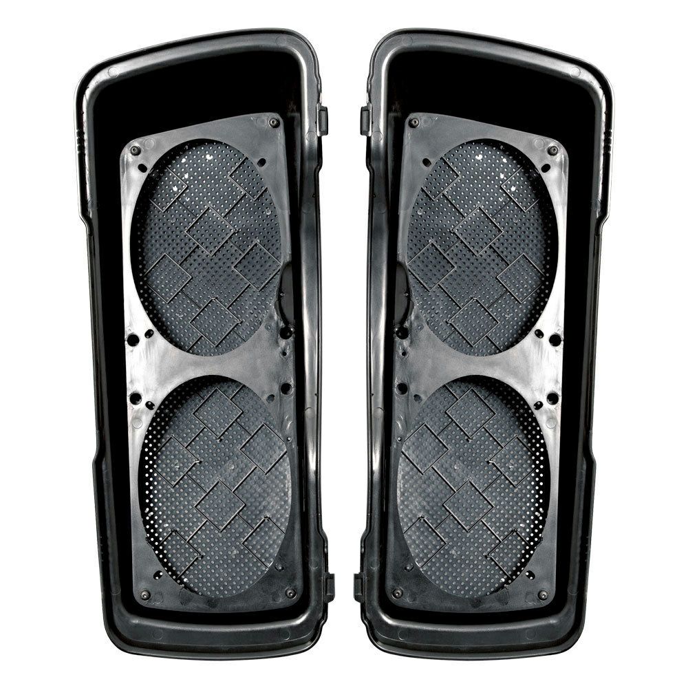 Saddle Tramp ダブル6X9インチスピーカー サドルバッグリッド ABS-04