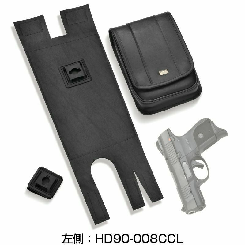 Big Bike Parts クラシック サドルバッグキャリー 左側-02