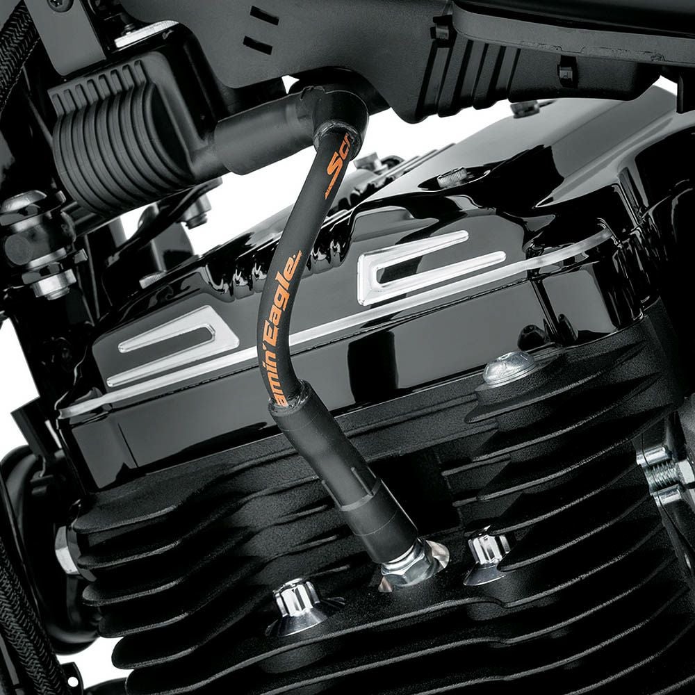 スクリーミンイーグル 10mmファットスパークプラグワイヤー ブラック