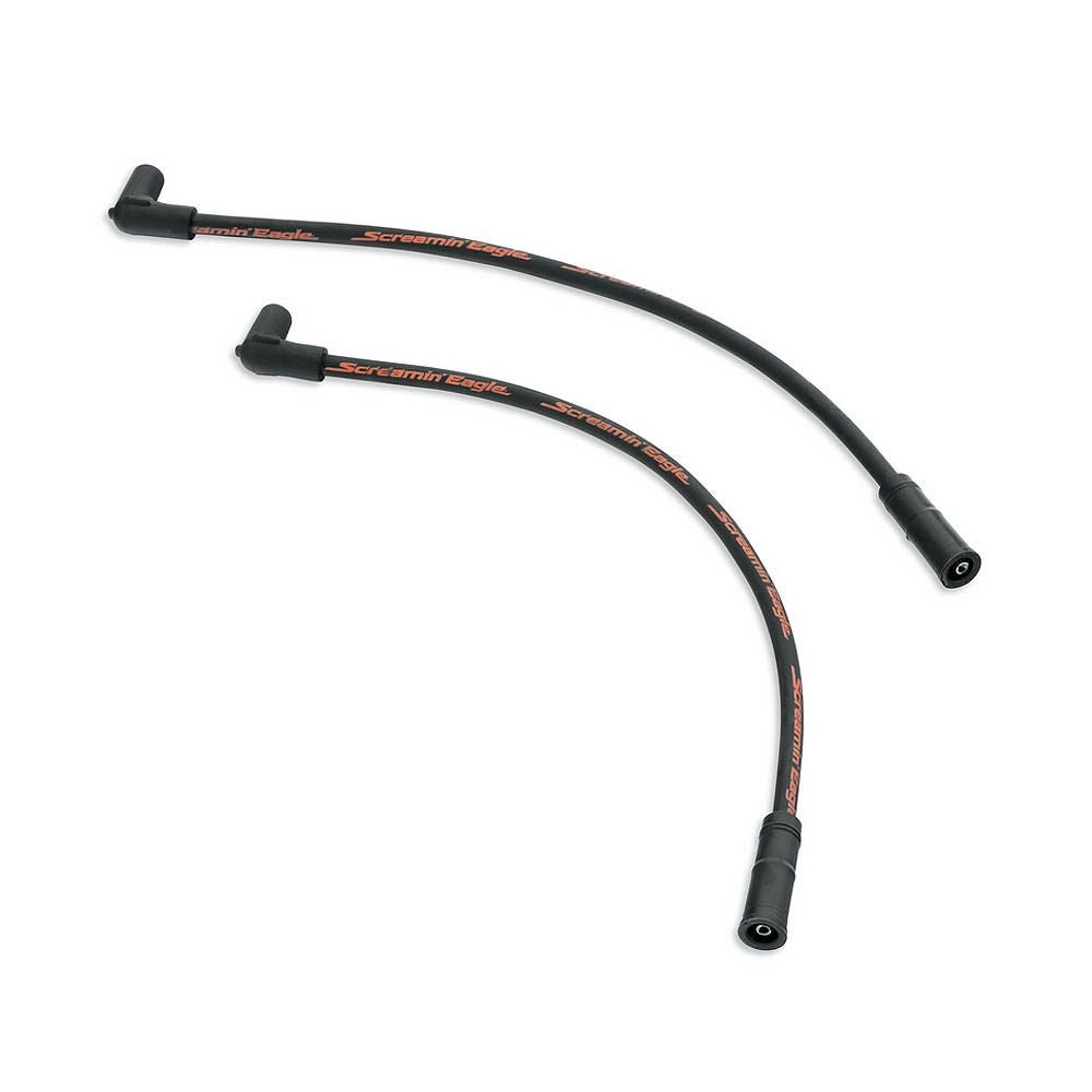 スクリーミンイーグル 10mmファットスパークプラグワイヤー ブラック