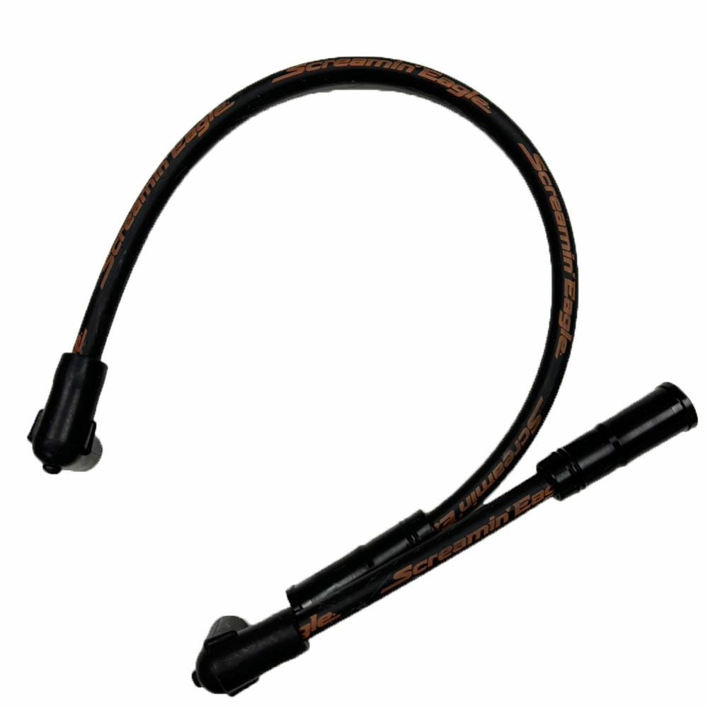 スクリーミンイーグル 10mmファットスパークプラグワイヤー ダイナ　ブラック-02